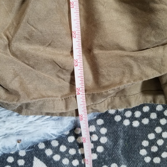 Banana Republic tan ruffle skirt size 0 - Picture 4 of 6